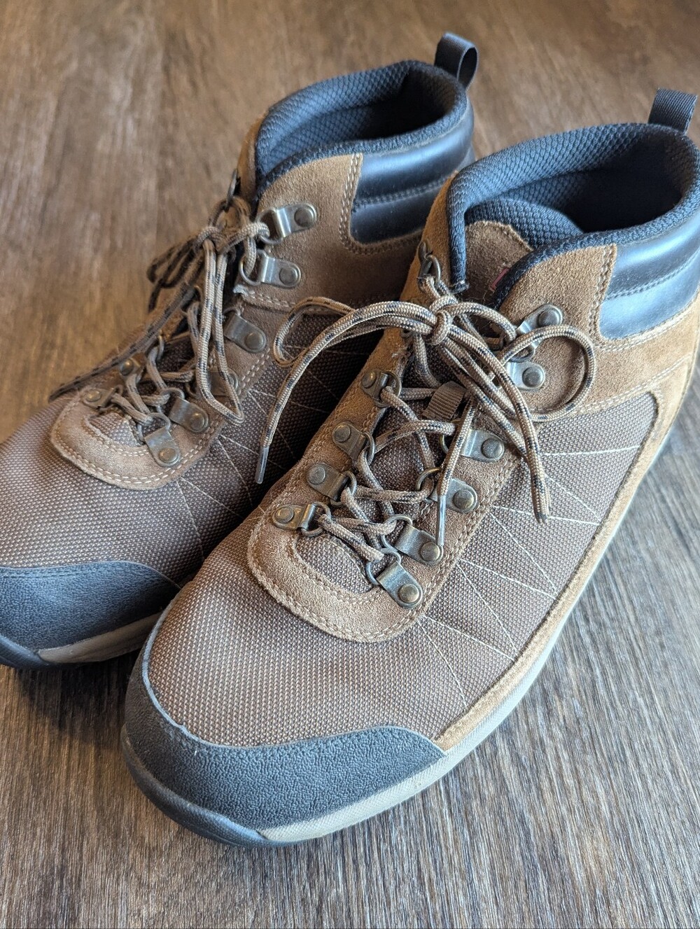 Orthofeet Hunter Men's Trail Boots - Brown Leather Style 489 Size 12 X-Wide